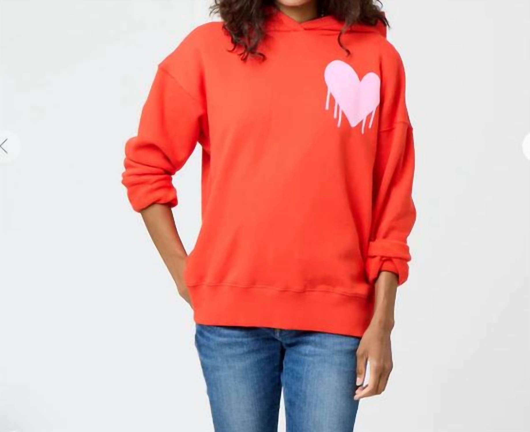 Kerri Rosenthal - Boyfriend Drippy Heart Hoodie