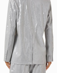 Good American - Oversized Sequined Blazer