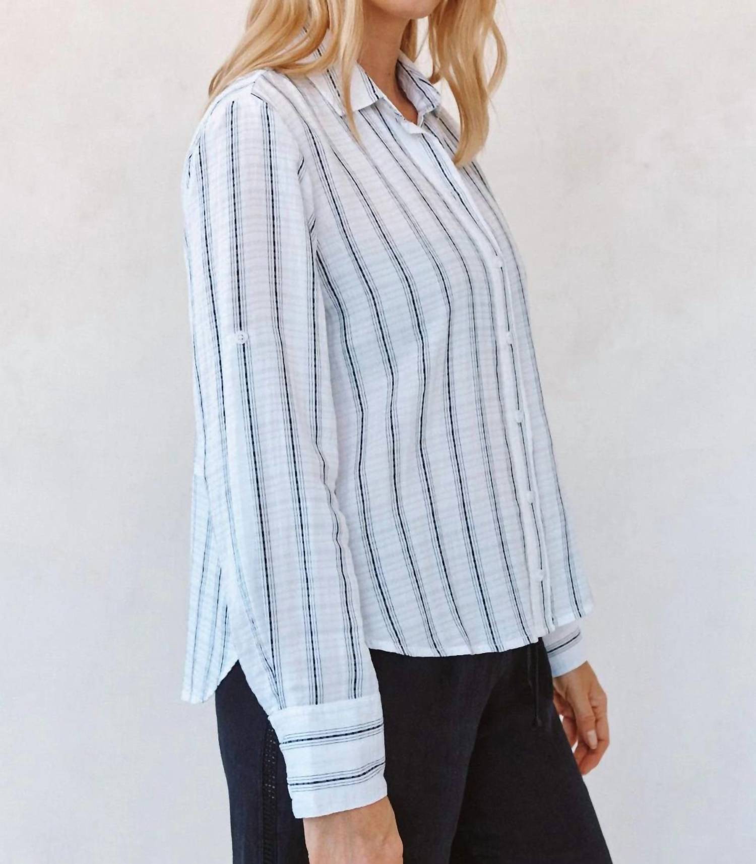 Bella Dahl - Split Back Button Down Top
