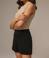 Marie Oliver Mia Short in black 1 - women's shorts - detail view