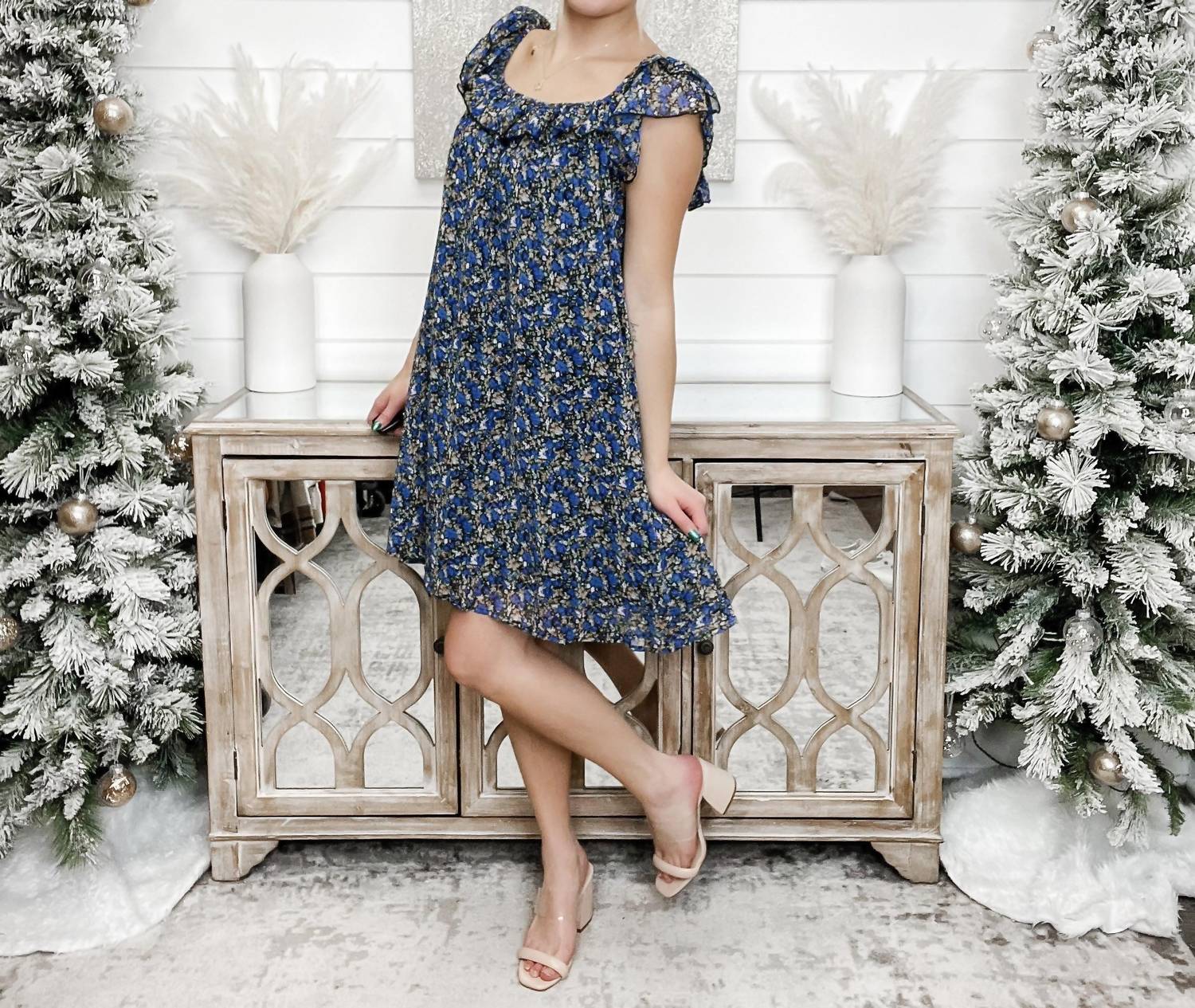 Jade By Jane - Say It Isn't So Short Sleeve Smocked Mini Dress