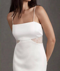 SACHIN & BABI Jane Lace Cutout Midi Dress in ivory - women's dress - alternate view