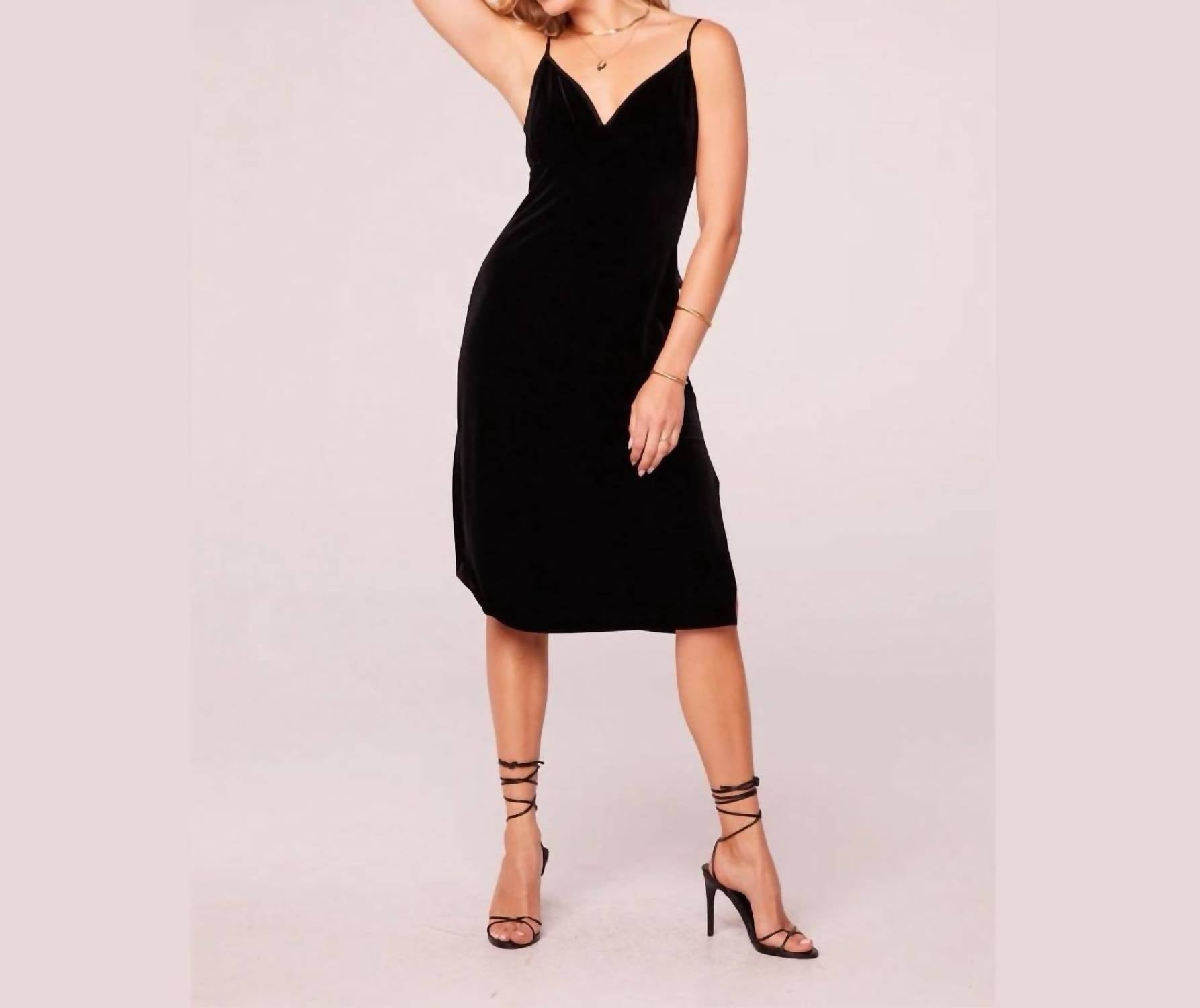 Band Of The Free - Girl Crush Midi Velvet Dress