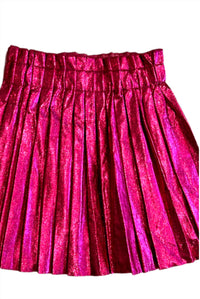 Lola + The Boys - Foil Pleated Skirt