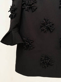 Productseeker - Yira 3D Flower Bell Sleeve Dress
