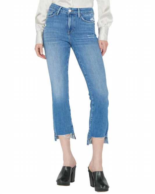 Frame - LE CROP MINI BOOT RAW JEAN