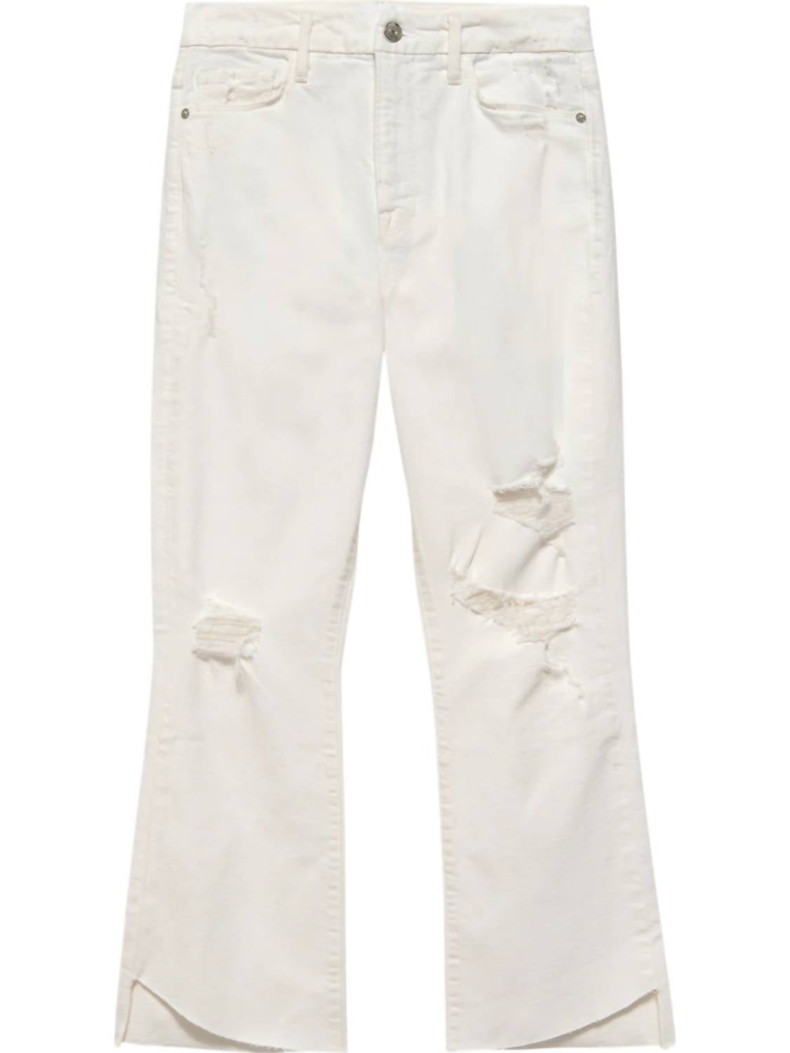 Frame - Super High Crop Mini Boot Jeans