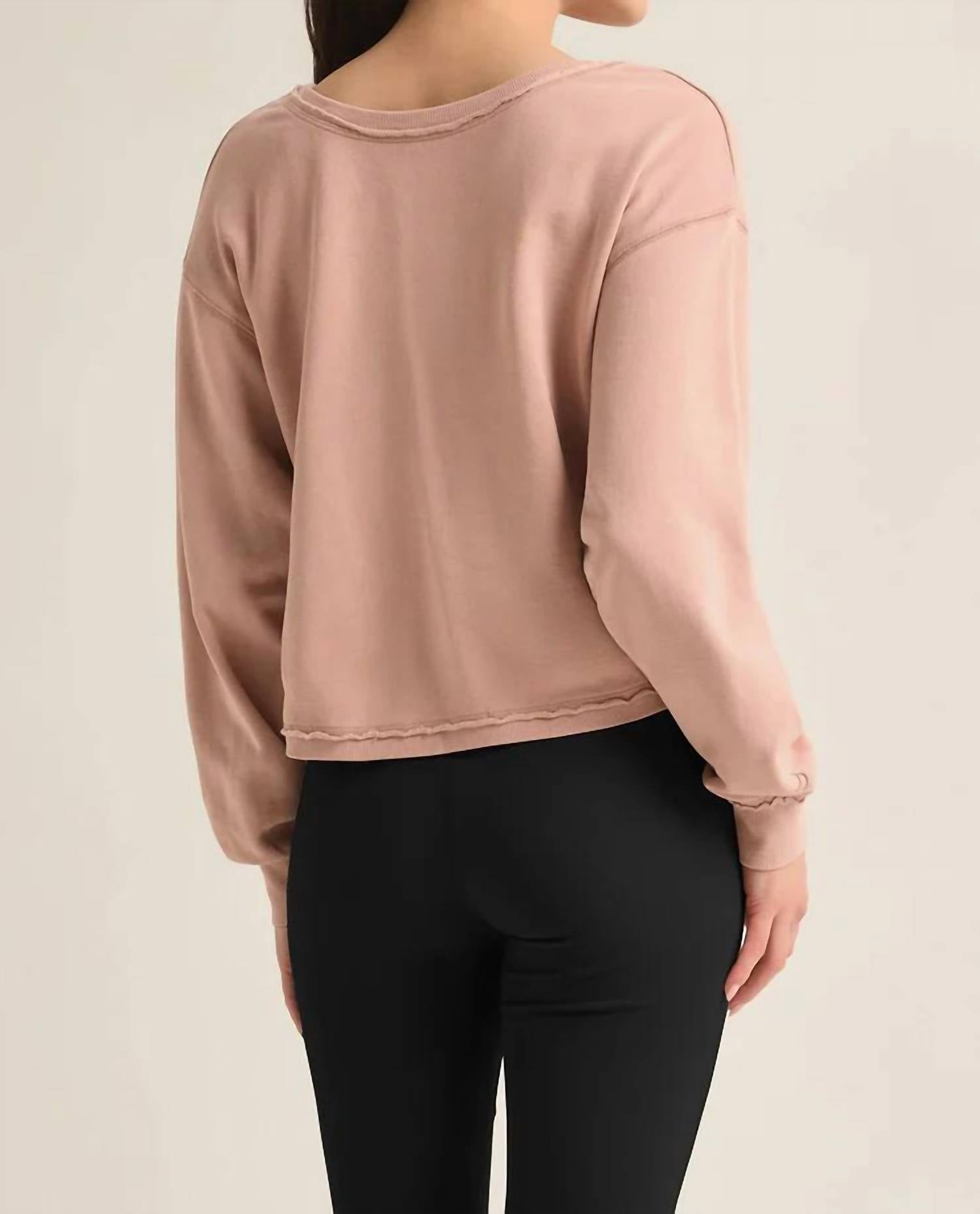 Z Supply - Reversible Twist Fleece Sweatshirt