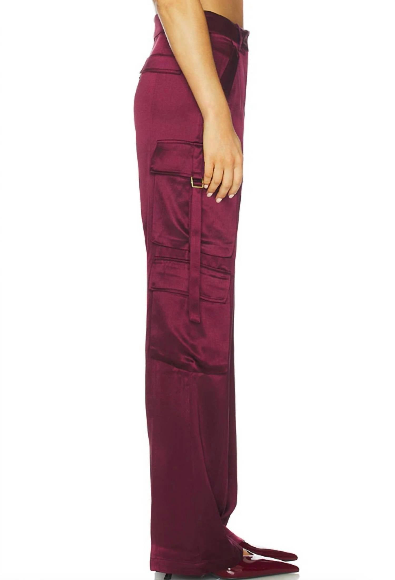 RETROFETE Andre Cargo Pants in port - women's pants - view 4