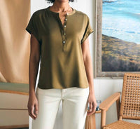 Faherty - Sandwashed Silk Desmond Top