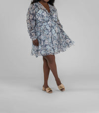 Joie - Clara V-neck Mini Dress - Plus