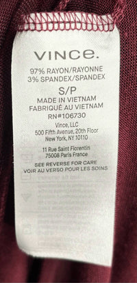 Vince - Gathered Long Sleeve Midi Dress