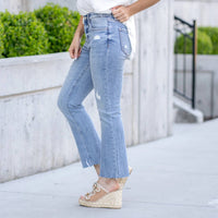 Lovervet - Women's High Rise Kick Flare Jeans - Plus