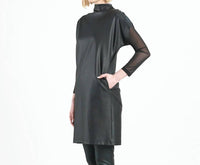Clara Sun Woo - Liquid Leather Mini Dress