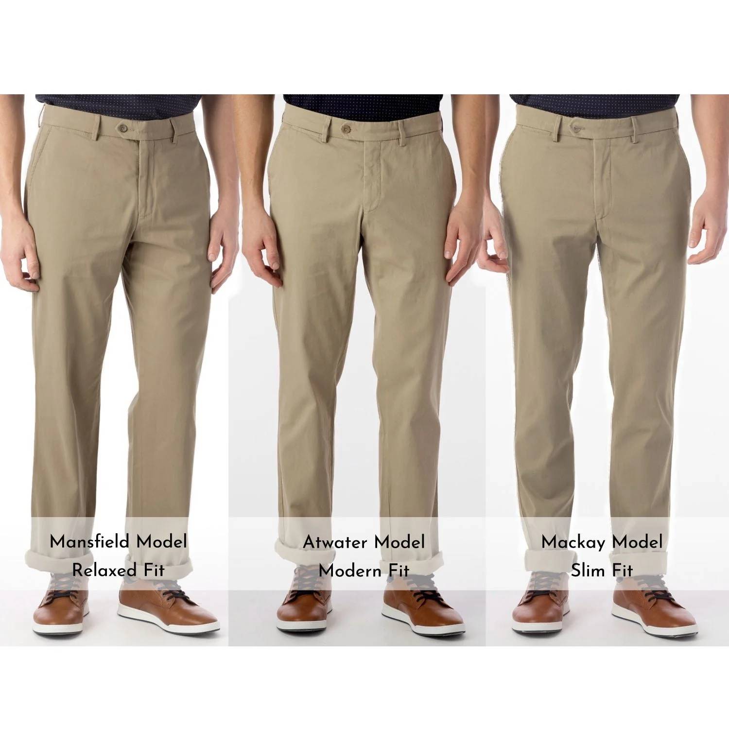 Ballin - Perma Color Pima Twill Khaki Pants - Atwater Modern Fit
