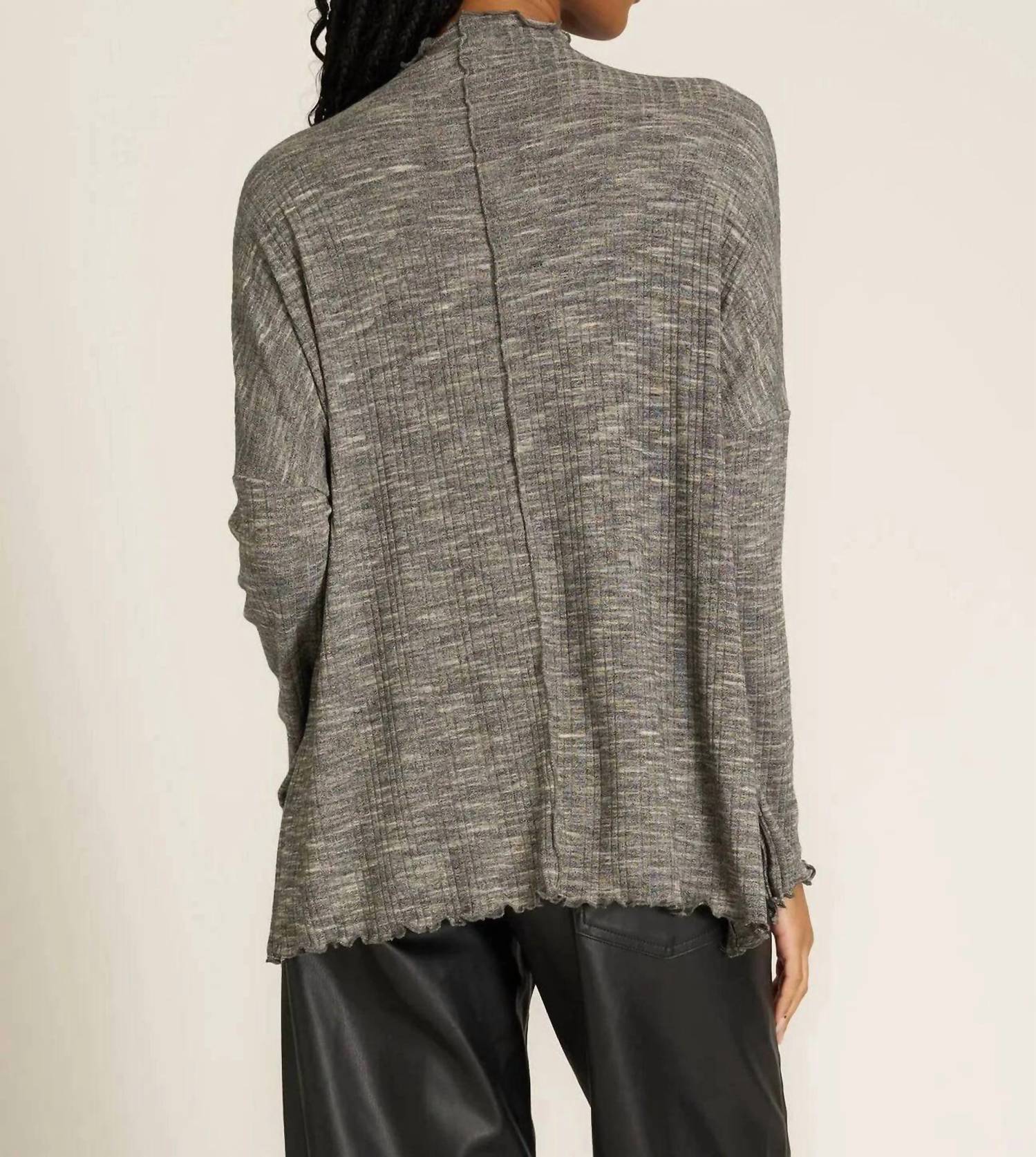 Project Social T - Sea Of Love Seamed Long Sleeve Top
