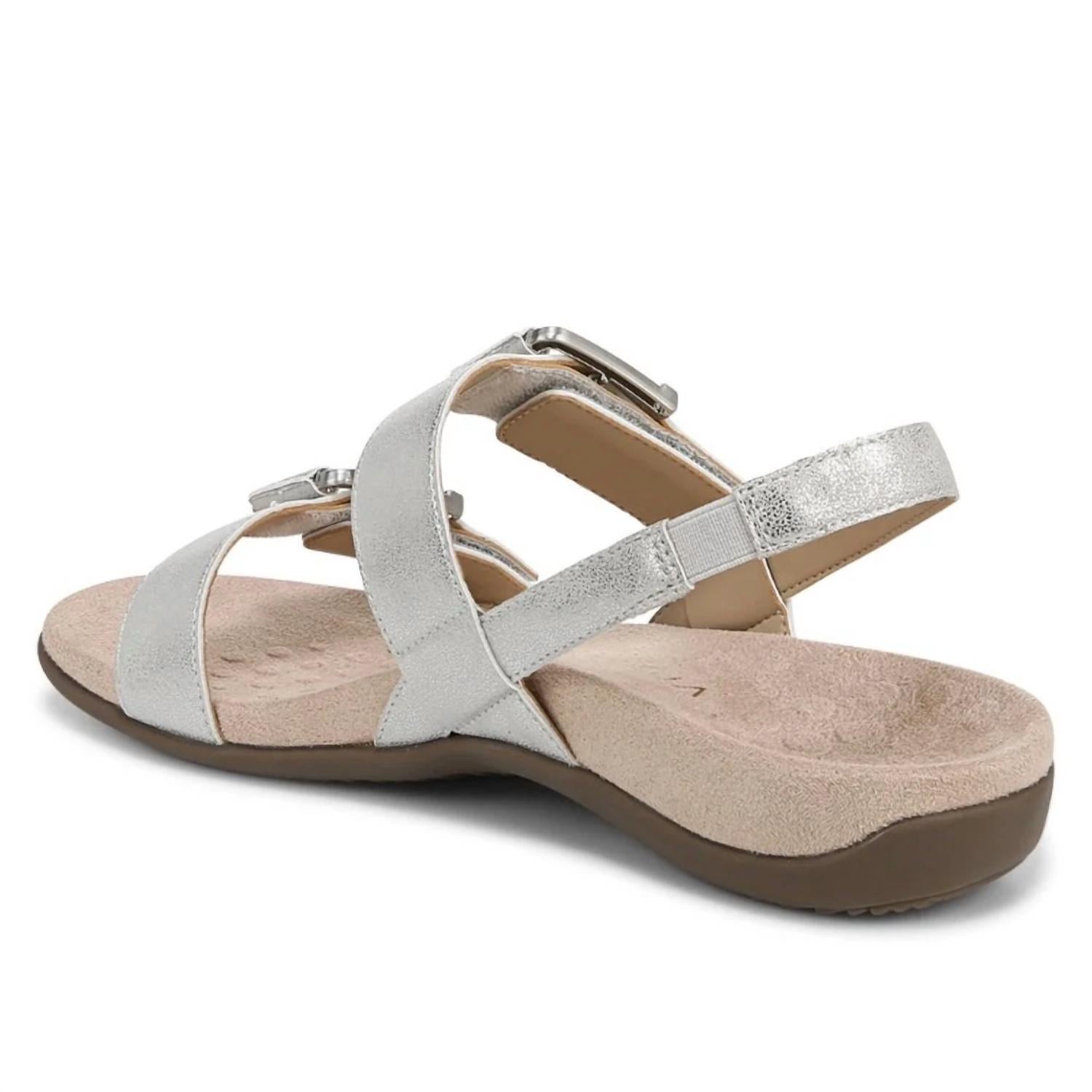 VIONIC Women's Reese Sandal in silver metallic - women's sandal - view 4