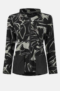 Joseph Ribkoff - Cowl Neck Bohemian Blouse