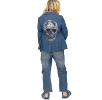 Hipchik - Women's Crystal Skull Blazer