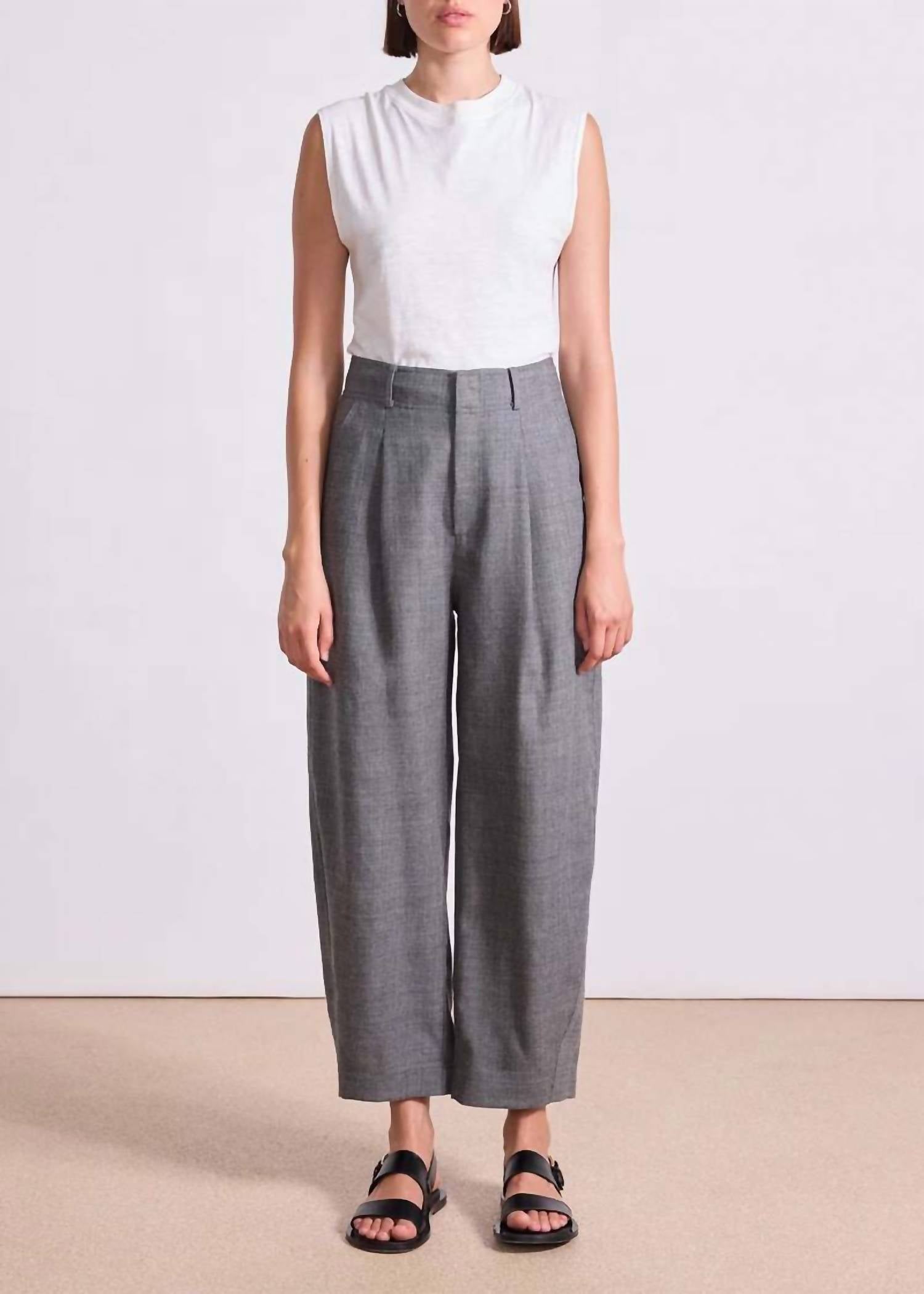 Apiece Apart - Bari Crop Wool Trouser