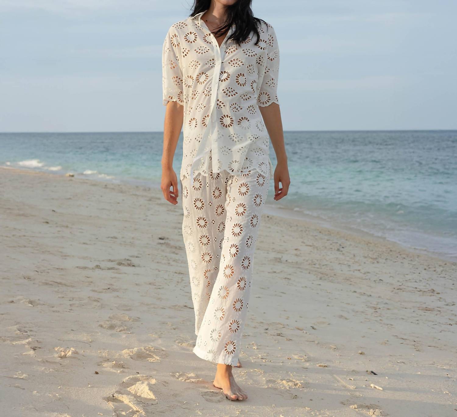 Miss June Paris - Sorbet Eyelet Pants