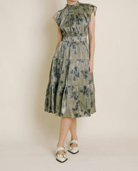 Aureum - Flutter Sleeve Dress