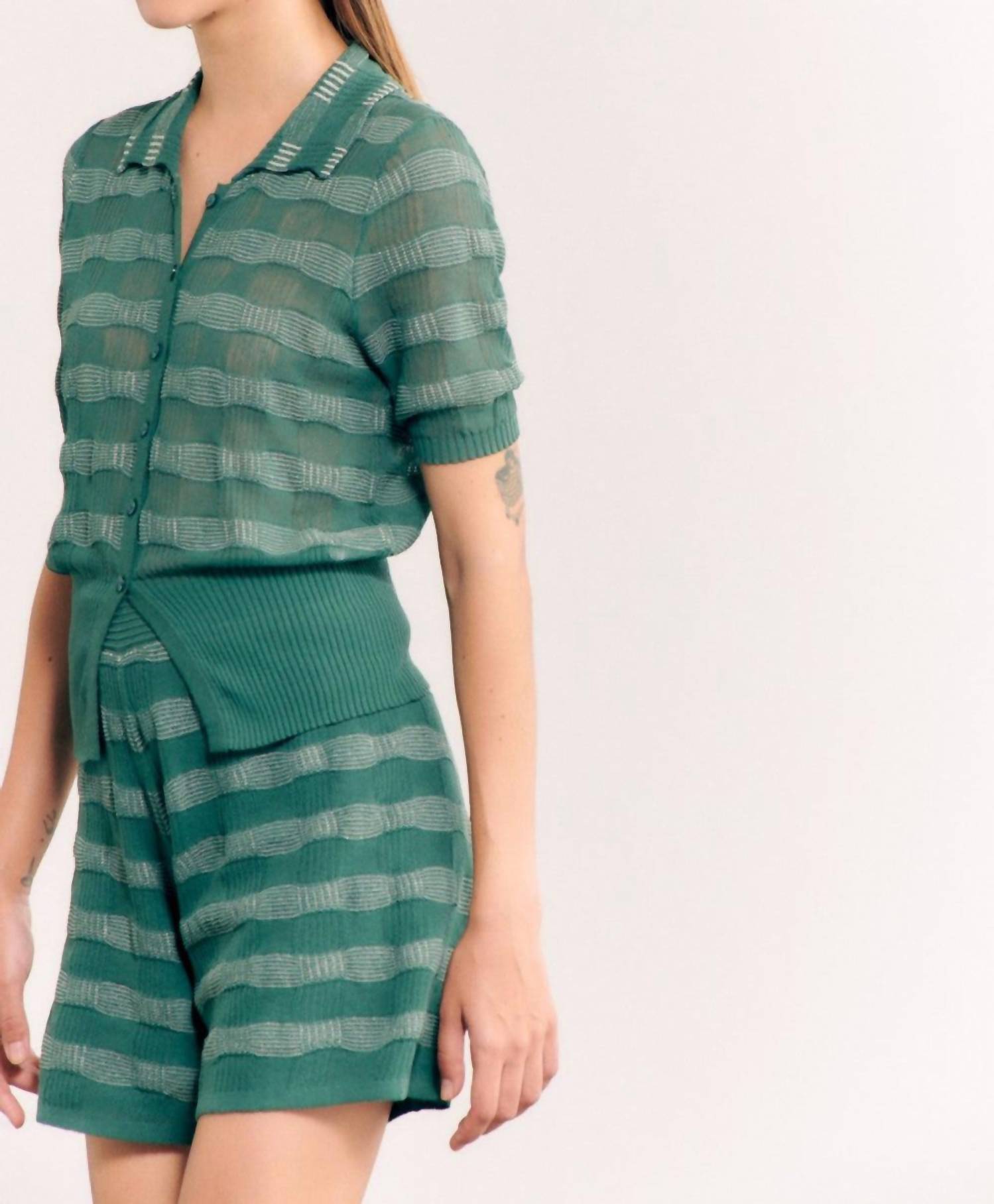 Sita Murt - Knitted Check Shirt
