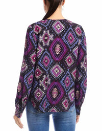 Karen Kane - Long Sleeve Scoop Neck Blouse