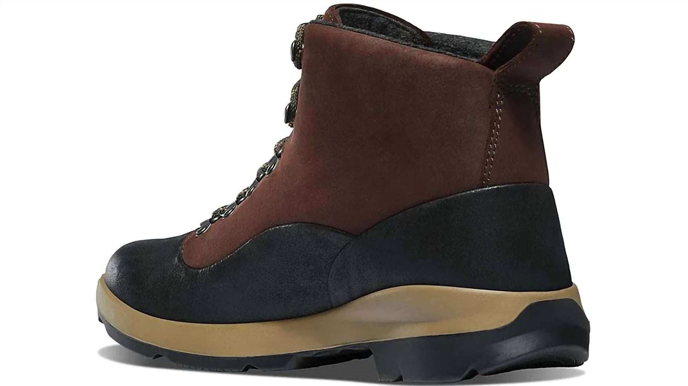 Danner Men's Pub Garden Waterproof Insulated Cap Toe Winter Boots in brown black - men's boots - alternate view