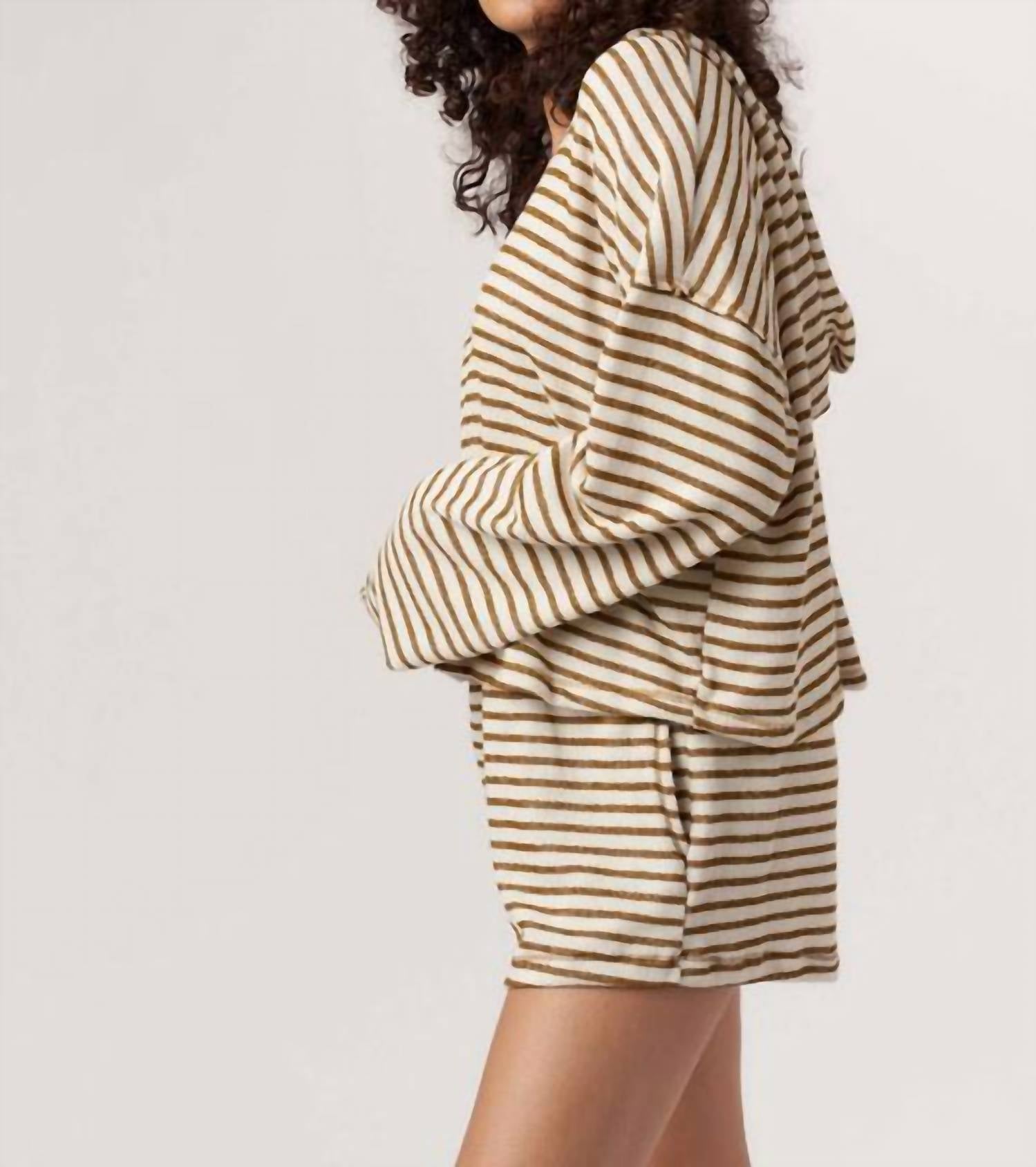 Project Social T - Hometown Textured Stripe Hoodie