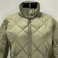 PS of Sweden Women's Gina Quilted Full Zip Jacket in moss green - women's jacket - view 4
