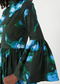 De Loreta - Verde Print Matilda Maxi Dress