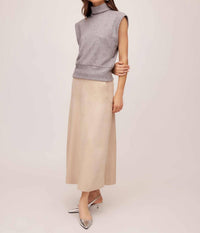 Fifteen Twenty - Jodie Sleeveless Turtleneck Top