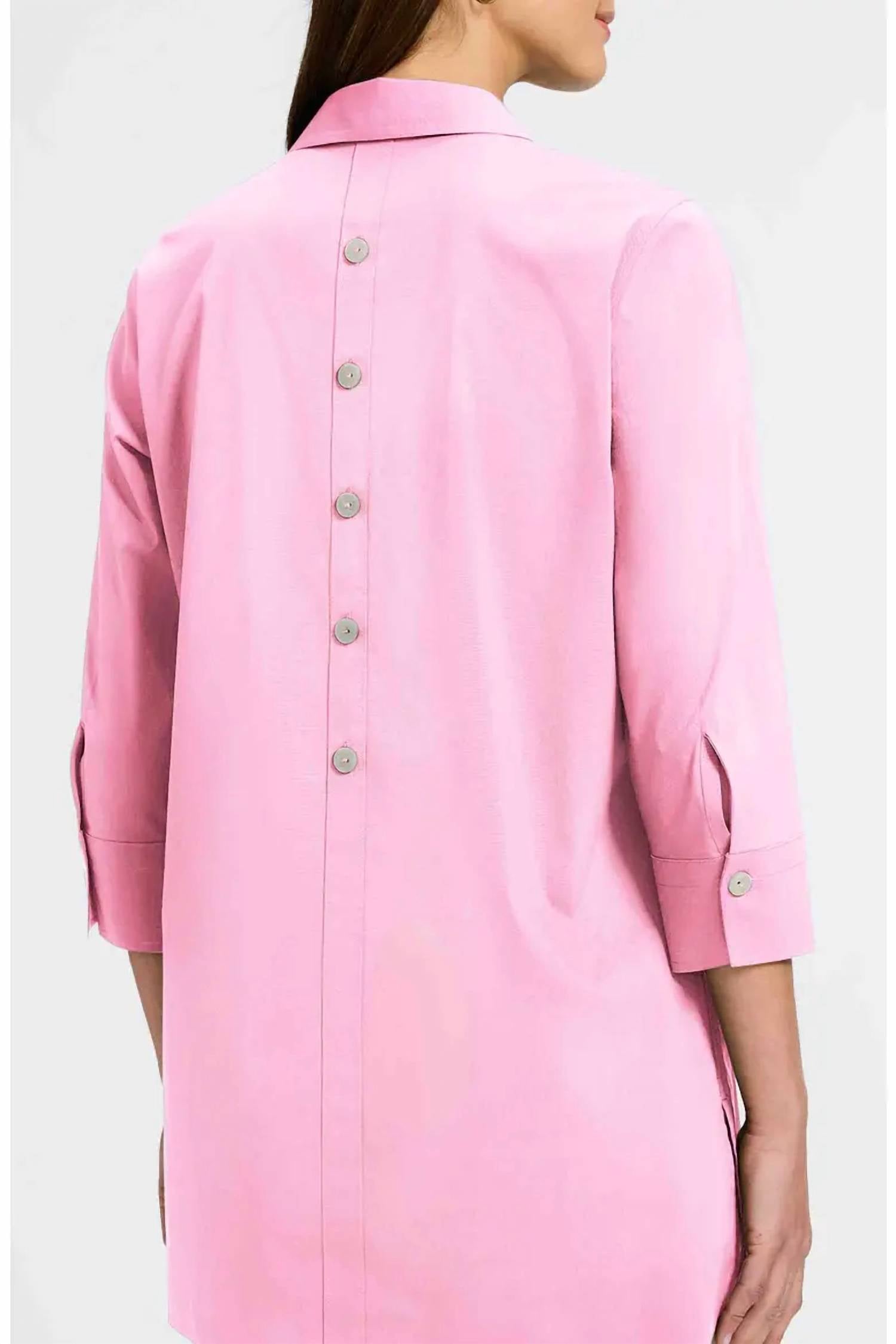 Foxcroft - No Iron Button Up Tunic Top