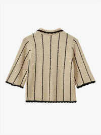 The Garment - April Crochet Polo Top