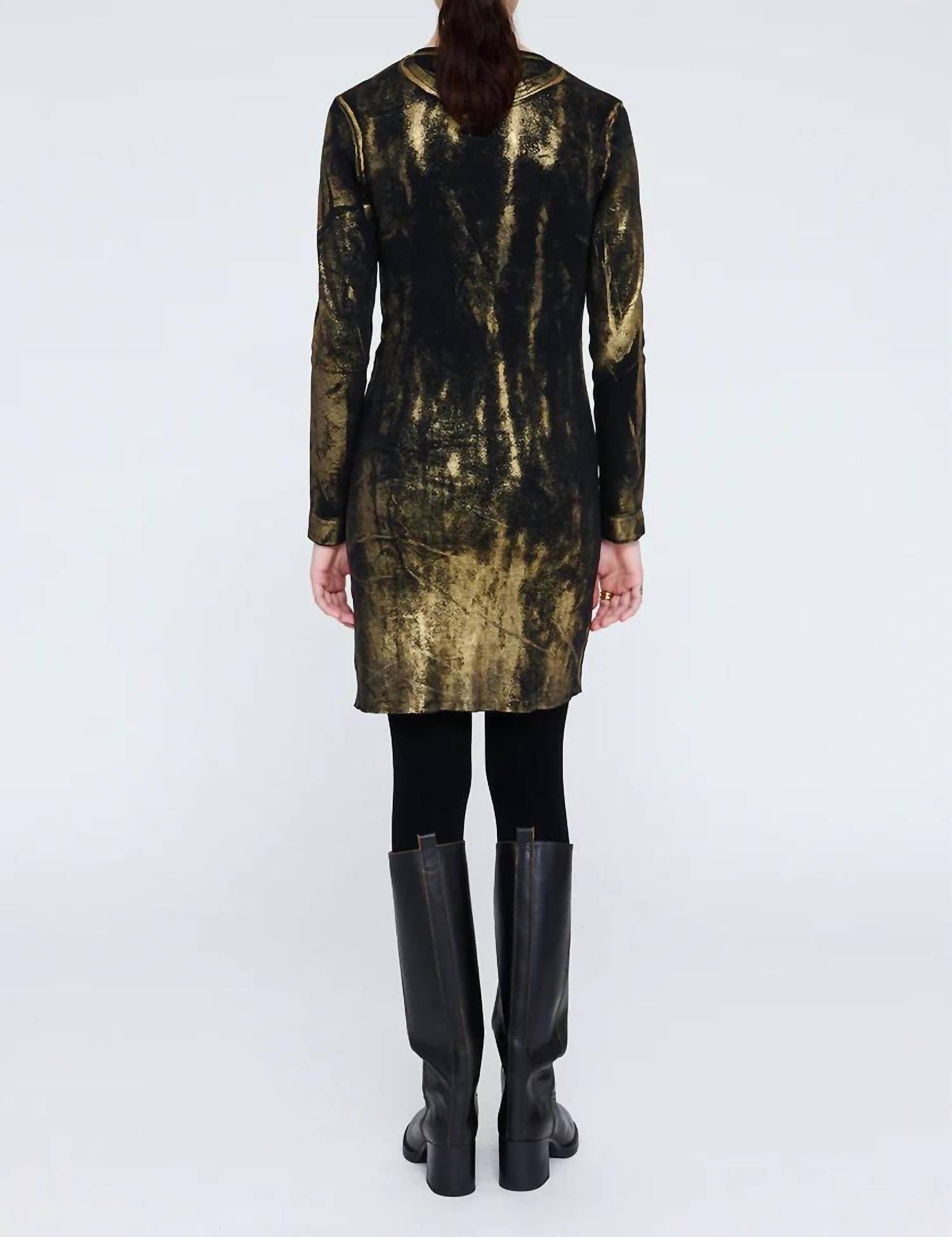 Raquel Allegra Liza Dress in multi - women's dress - alternate view