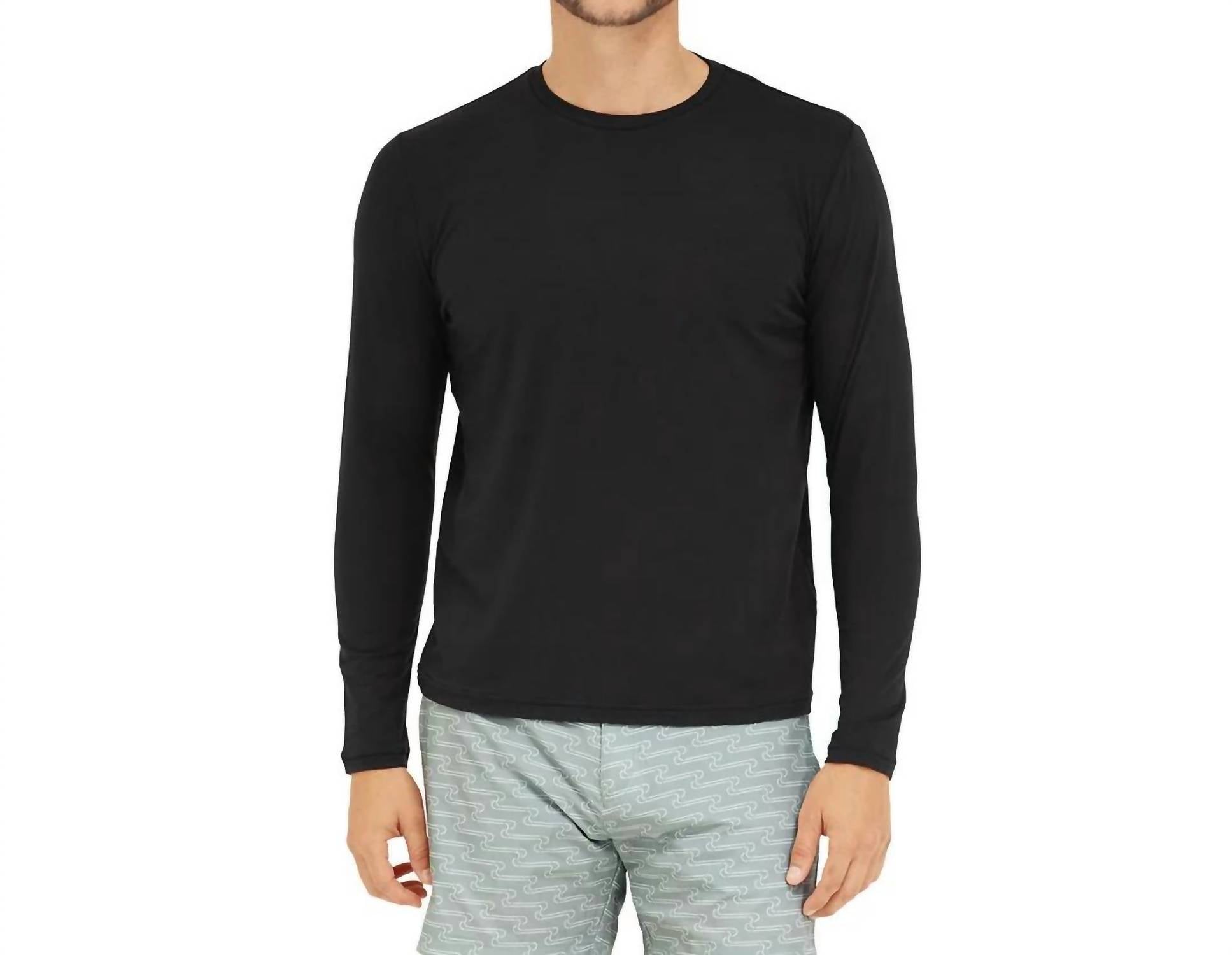 Somewhere Sunny - Men's Upf 50+ Bamboo Everyday Long Sleeve Top