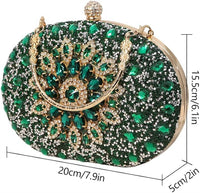 Ramla - Women's Infinity Gemstone Evening Clutch