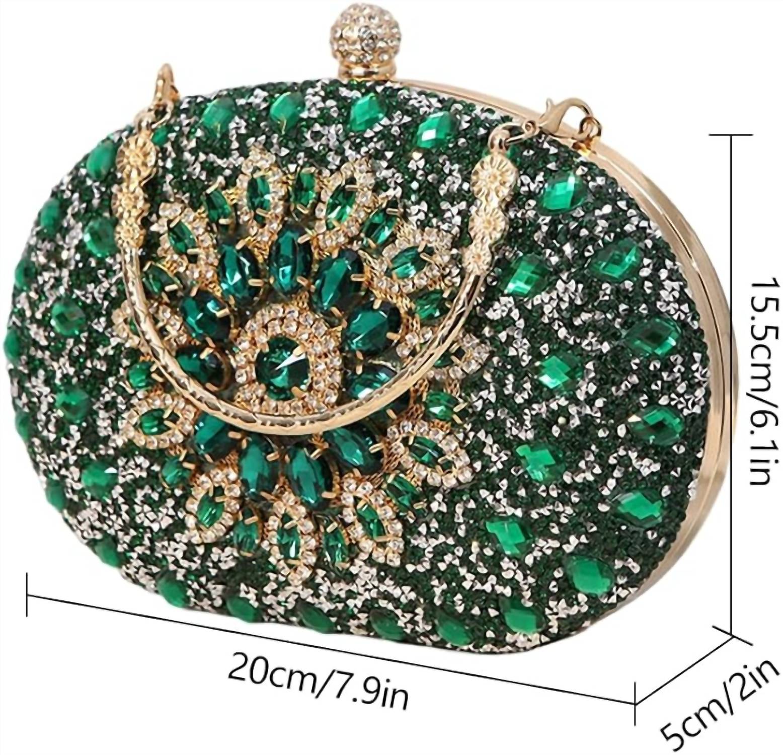 Ramla - Women's Infinity Gemstone Evening Clutch