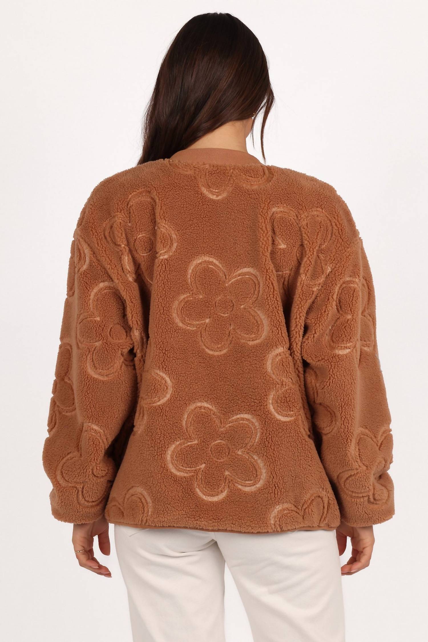 By Together - Flower Pattern Button Down Jacket