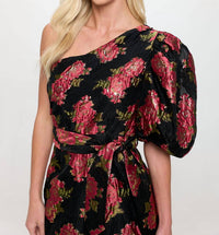 Meet Me In Santorini - One Shoulder Mini Dress