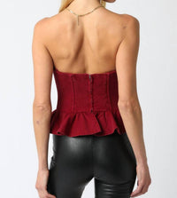 Olivaceous - Macie Corset Top
