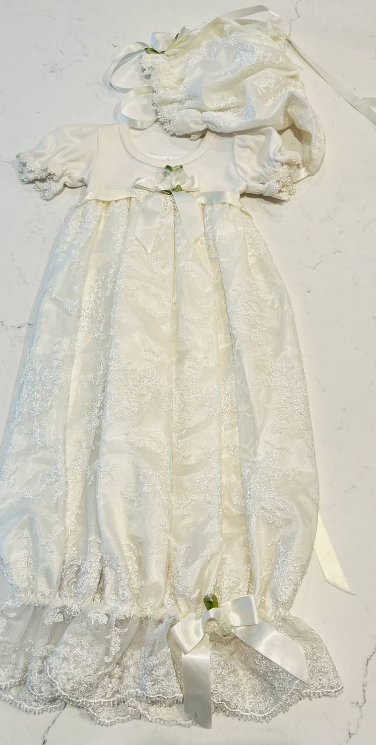 Katie Rose - Girl's Two Piece Lace Alana Sack With Hat
