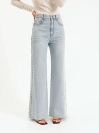 Daze - Far Out High Rise Wide Leg Jeans