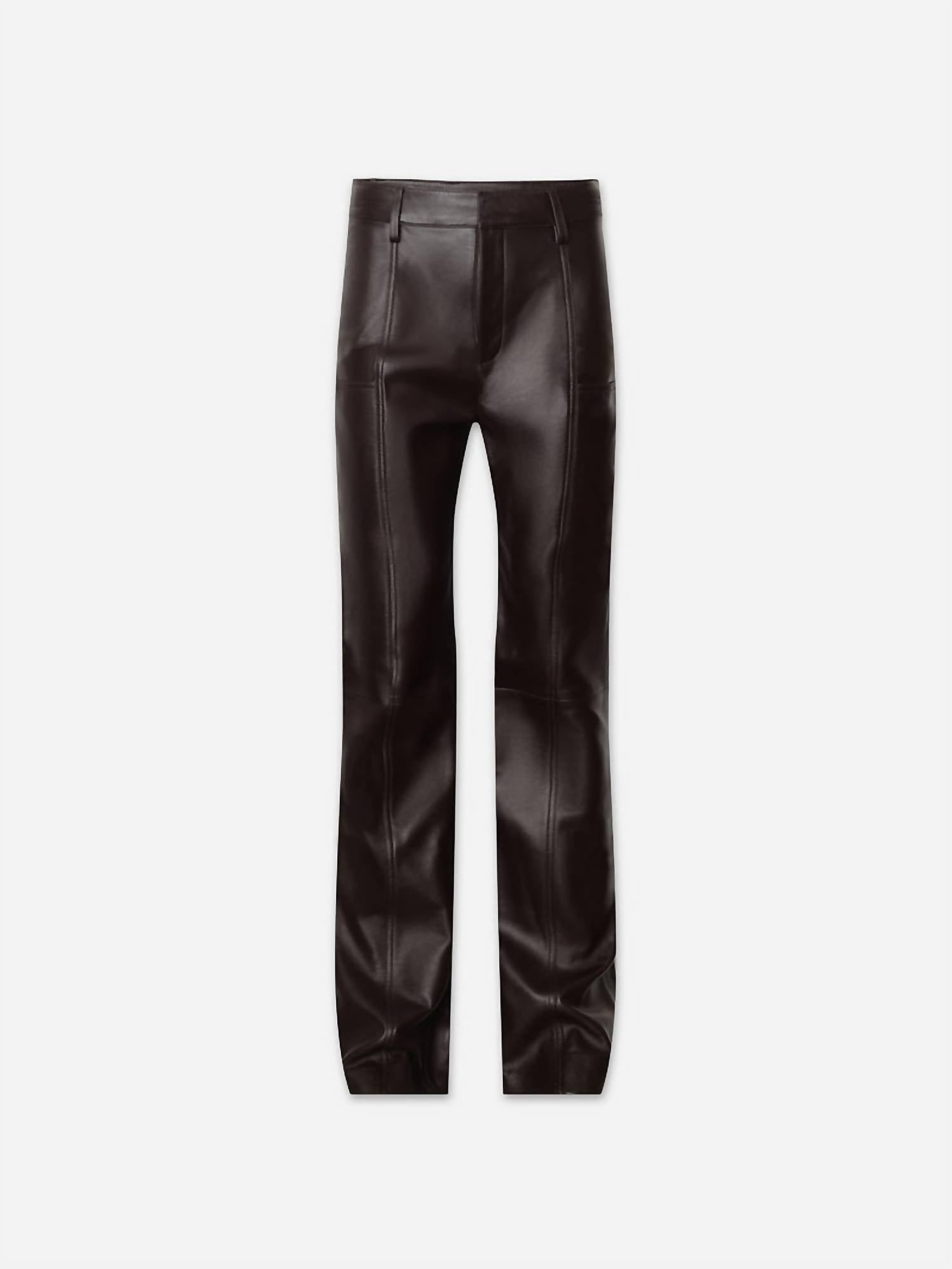 Frame - Seamed Leather Trousers