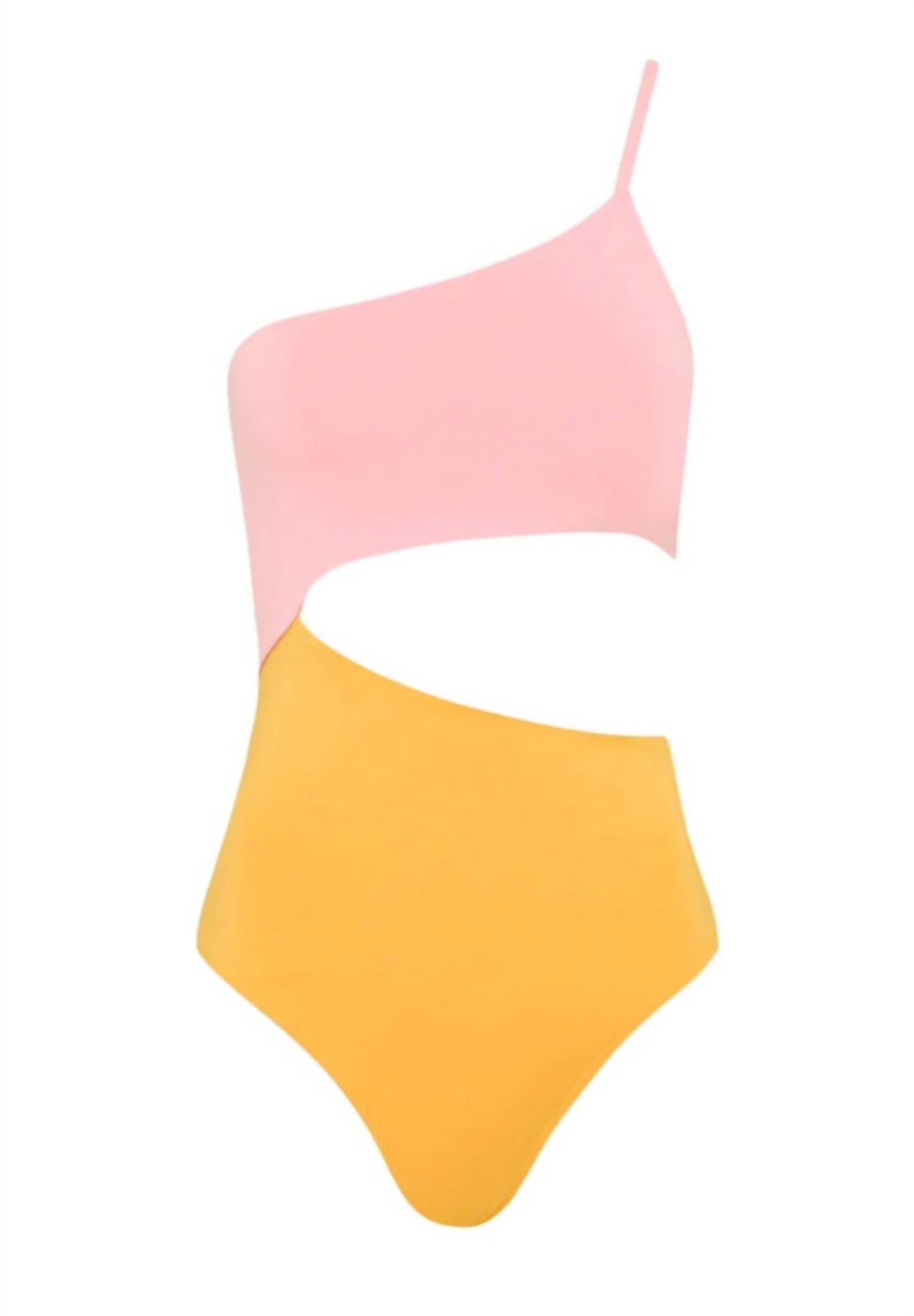 BONDI BORN Sigourney One Piece in sprinkle - women's swimwear - alternate view