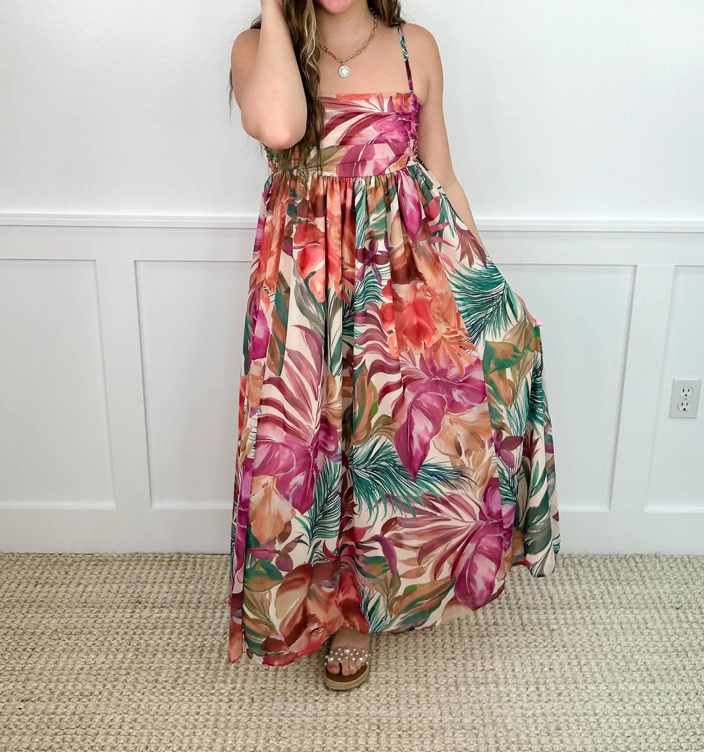 White Birch - Tropics Call Maxi Dress