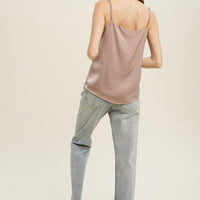 Wishlist - Satin V-Neck Cami
