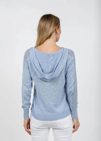 Elliott Lauren - Boardwalk Hoodie Sweater With Mesh Detail