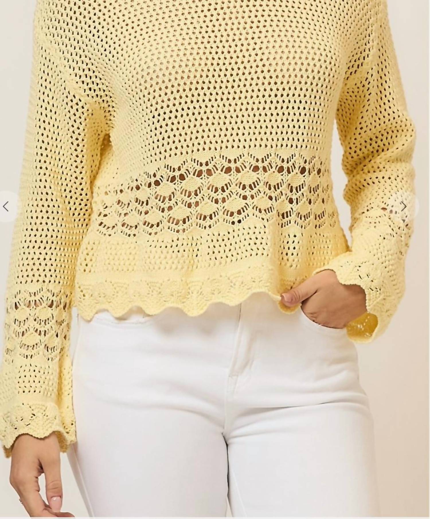 Cozy Co. - Breeze Open Knit Sweater